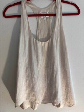 Satin Cream Alexie women's top, tshirt size XS